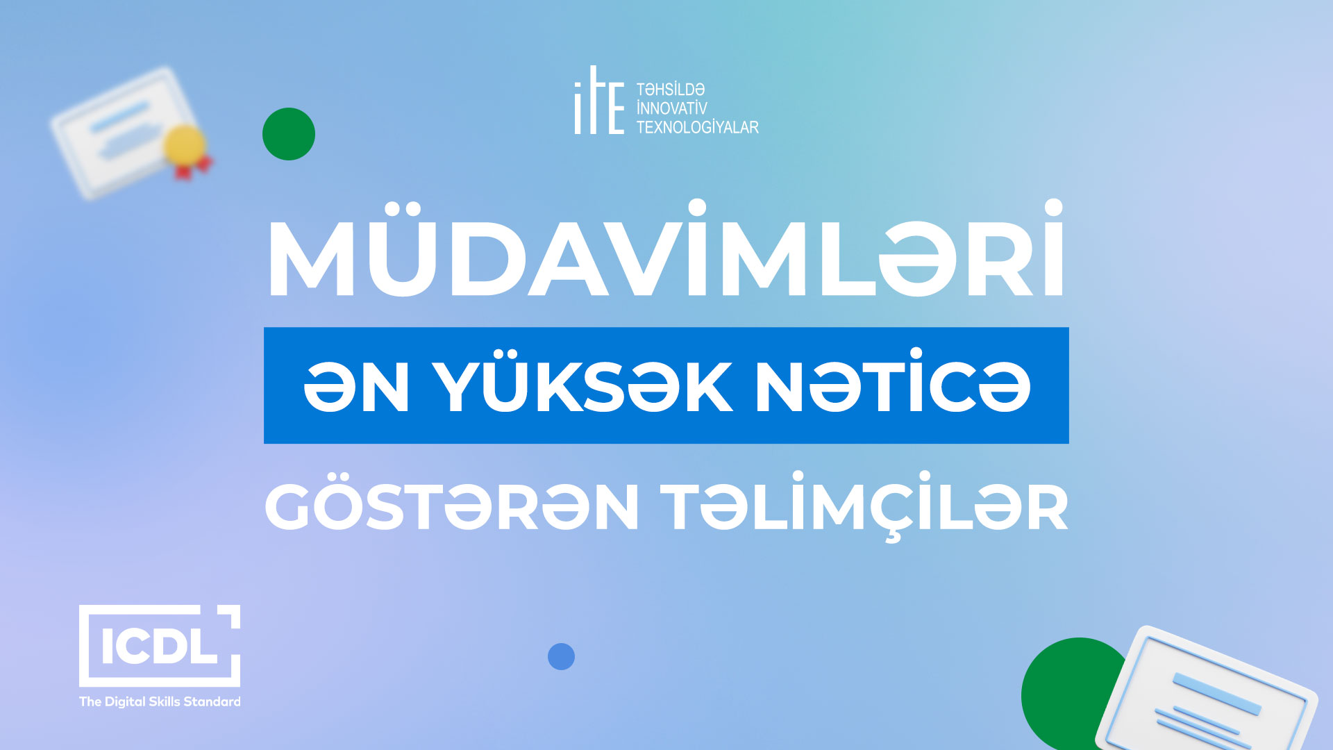 Müdavimləri ən yüksək nəticə göstərən təlimçilər